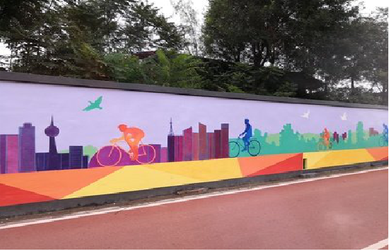 彝良县墙体彩绘-围墙