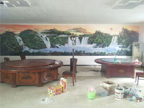 彝良县墙绘-写实风景