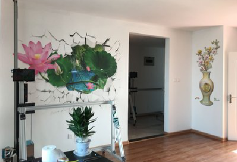 彝良县墙体彩绘相比墙纸的优势。