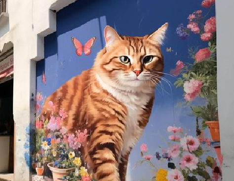 彝良县自己绘制有个性的手绘墙