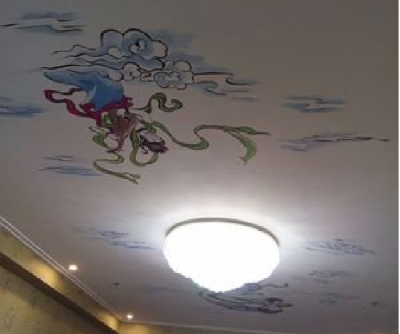 彝良县如何快速绘制天花板上的手绘墙？