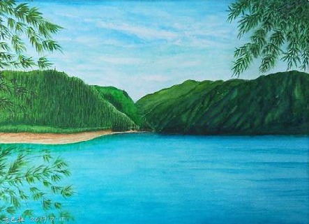 彝良县在墙绘中，如何绘画绿水青山？