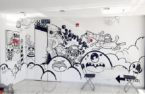 彝良县手绘墙并非传统涂鸦。