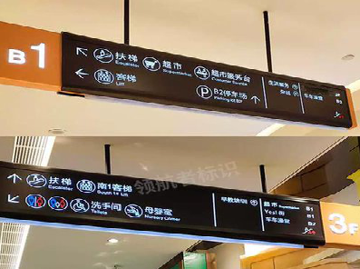 彝良县如何通过商场标识牌引导客流分布？