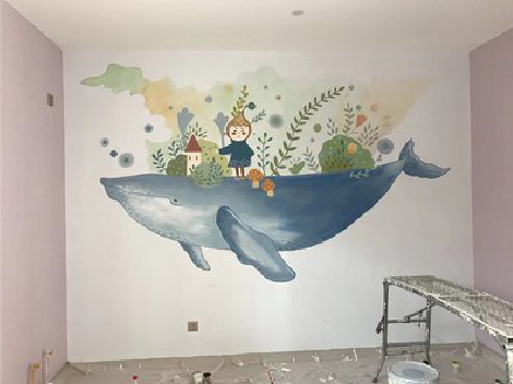 彝良县手绘墙的特点及优势。